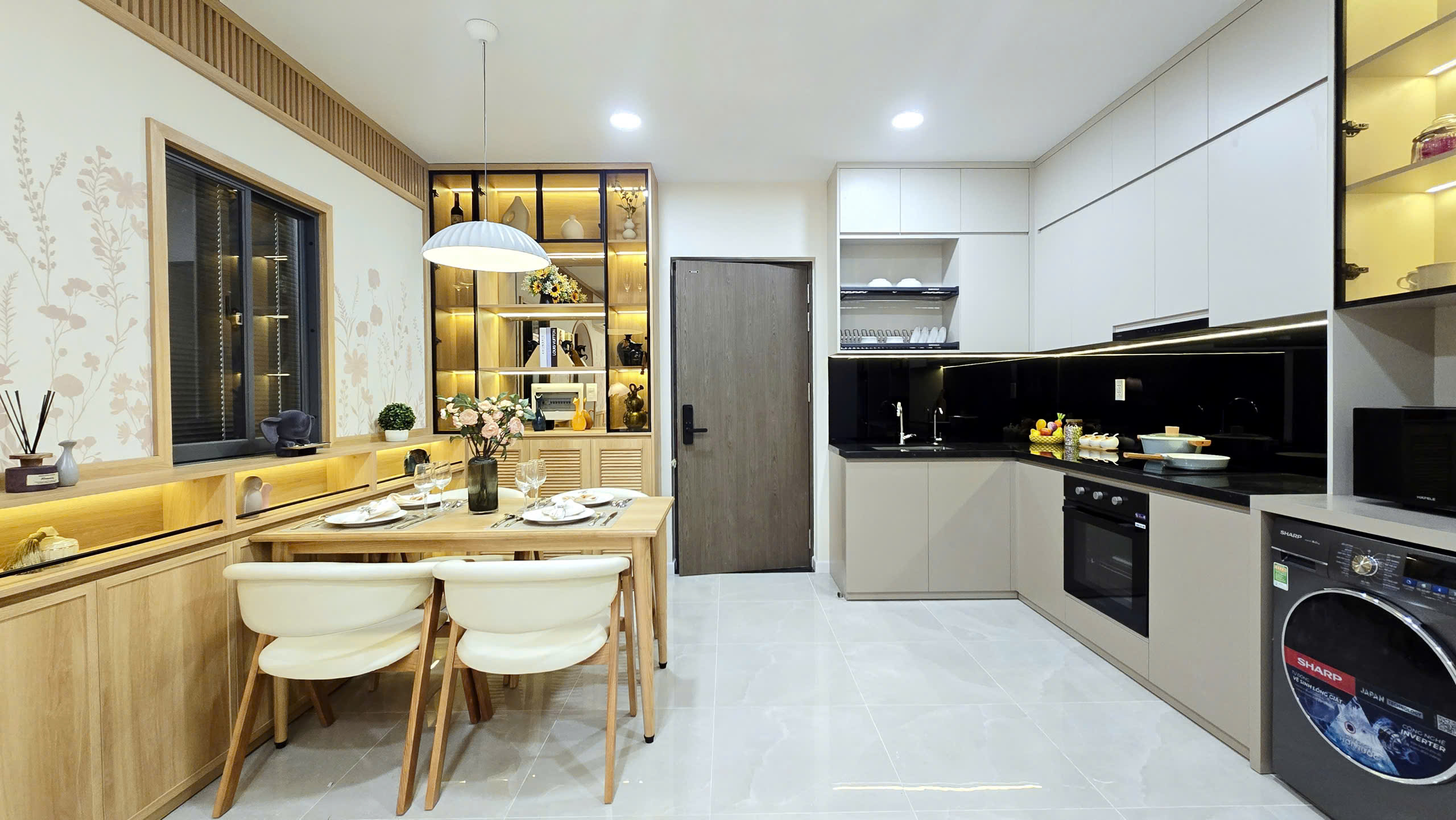 Phòng bếp chung cư Bcons Central Park (Bcons Tam Hiệp) mẫu