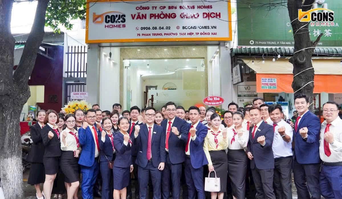 BCONS HOMES CHÍNH THỨC KHAI TRƯƠNG VĂN PHÒNG ĐẠI DIỆN TẠI BIÊN HÒA