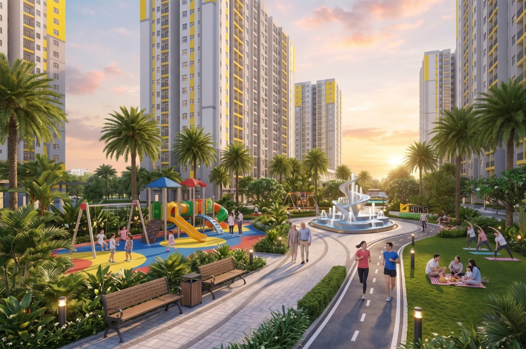 Mua Căn Hộ Bcons Central Park Cho Gia Đình Trẻ: Giải Pháp An Cư “All-In-One” tại thành phố Đồng Nai