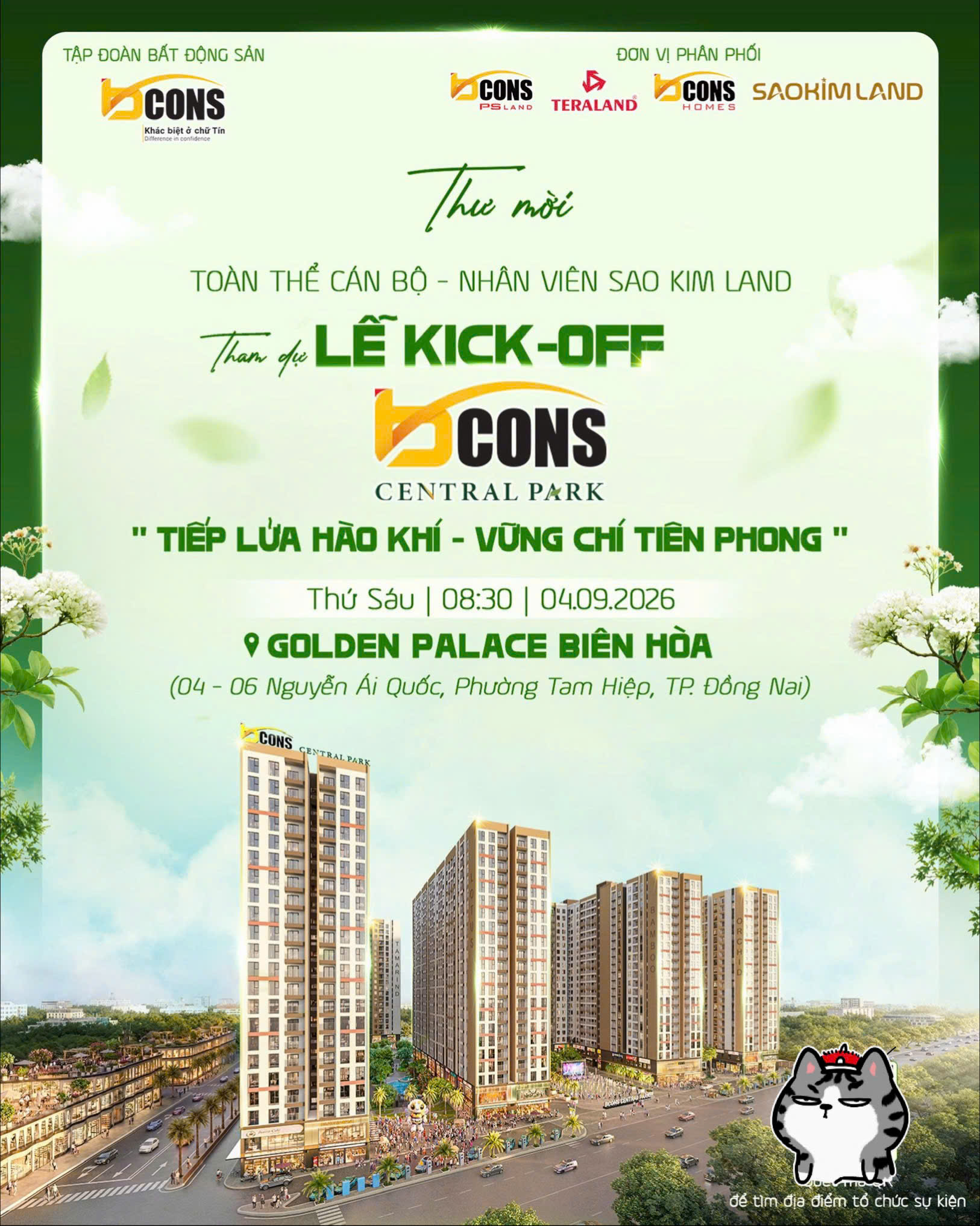 Lộ trình triển khai dự án Bcons Central Park